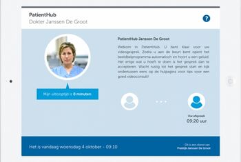 Zorgprofessionals starten proef met virtuele wachtkamer