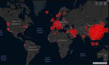 Hoe corona (Covid-19) de wereld verovert