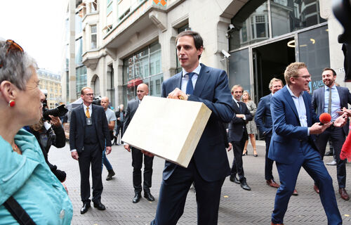 Minister Wobke Hoekstra tijdens Prinsjesdag