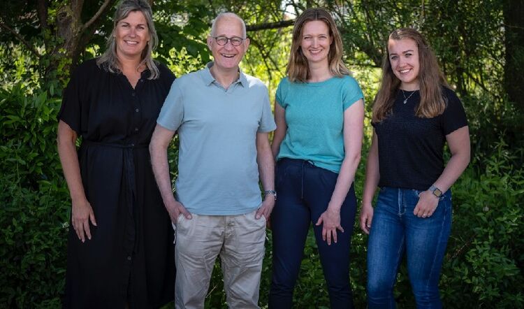 Het team van huisartsen Bertine Bast en Rob van Damme