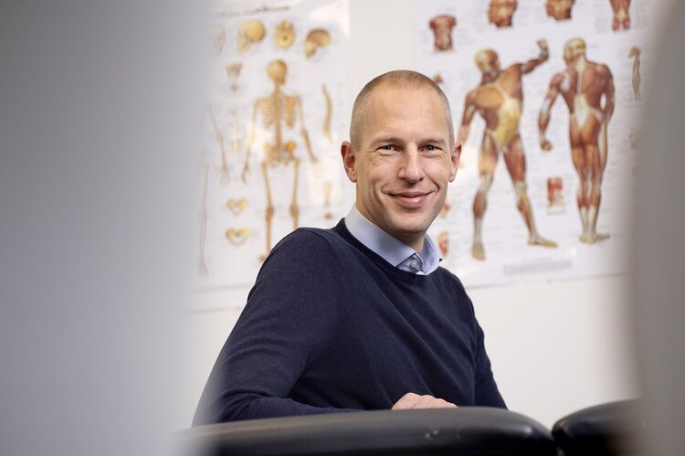 Chris Bruijn (Fysiopraktijk KernGezond Lelystad) - Foto Martine Sprangers 2024
