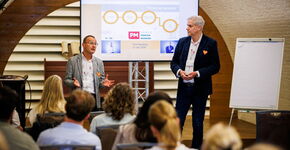 Marc d'Ancona en Michel Fortman: ‘In deze tijd met oplopend verzuim hebben praktijken alle baat bij vroegtijdige signalering en preventie door stevige praktijkmanagers.’ (Foto: Ewald Geerdink) 