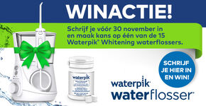 Win een Waterpik® Whitening Waterflosser